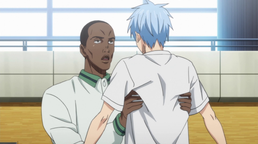 It's nice to show an African American player in a Japanese anime. This is Papa Nboye Siki they just call him Dad LOL